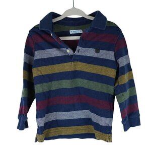 Mayoral Baby‎ Boys Striped Long Sleeve Polo Shirt 24M Cotton Multicolor